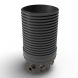 Inspection Chamber Set - 600mm Diameter x 1500mm Depth with 110mm Channel & 110mm Inlets