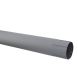 Lindab Aluminium Intermediate Pipe - 75mm x 1mtr Silver Metallic