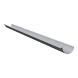 Lindab Half Round Aluminium Gutter - 150mm x 3mtr Silver Metallic