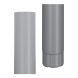 Lindab Aluminium Downpipe - 75mm x 3mtr Silver Metallic