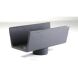 Cast Iron Box Gutter Running Outlet - 100mm for 65mm Downpipe Primed