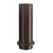 Lindab Steel Drain Shoe - 100mm Coffee Brown