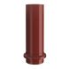 Lindab Steel Drain Shoe - 87mm Dark Red