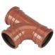 FloPlast Drainage Junction Triple Socket - 87.5 Degree x 110mm