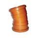FloPlast Drainage Bend Double Socket - 15 Degree x 110mm