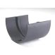 Cast Iron Deep Half Round Gutter Union - 125mm Primed