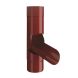 Lindab Steel Adjustable Diverter - 75mm Dark Red
