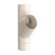 Lindab Steel Downpipe Branch 100mm - 100mm Antique White