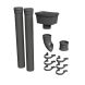 FloPlast 110mm Industrial/Xtraflo Downpipe Kit - Hopper - Grey