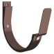 Lindab Steel Gutter 70mm Flex-Fit Fascia Bracket - 100mm Coffee Brown