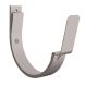 Lindab Steel Gutter 70mm Flex-Fit Fascia Bracket - 100mm Silver Metallic