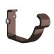 Lindab Steel Gutter Fascia Bracket - 100mm Coffee Brown