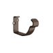 Lindab Steel Gutter Fascia Bracket - 125mm Brown