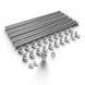 Galeco Steel Half Round Gutter Kit Galvanised - 135mm Diameter