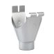 Galeco Steel Gutter Running Outlet - 135mm Galvanised