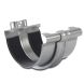 Galeco Steel Gutter Union with Bracket - 135mm Galvanised