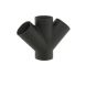 Mech 416 Cast Iron Soil Double Branch - 45 Degree x 150mm and 100mm