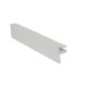 Exitex PVC F Section Rafter Supported - 10mm x 3mtr White