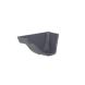 Cast Iron Ogee Gutter Left Hand Internal Stopend - 100mm Primed