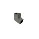 FloPlast Square Downpipe Offset Bend - 112 Degree x 65mm Anthracite Grey