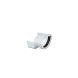 FloPlast PVC Half Round to Cast Iron Ogee Right Hand Gutter Adaptor - White