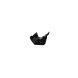 FloPlast PVC Square to Cast Iron Ogee Right Hand Guter Adaptor - Black