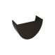 FloPlast Deepflow/ Hi-Cap Gutter Internal Stopend - 115mm x 75mm Brown