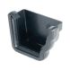 FloPlast Cast Iron Effect Ogee Gutter External Stopend Right Hand - 110mm x 80mm