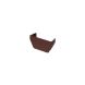 FloPlast Square Gutter Internal Stopend - 114mm Brown