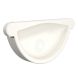 Lindab Steel Gutter Self-Locking Stop End - 100mm Antique White