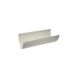 FloPlast Deepflow/ Hi-Cap Gutter - 115mm x 75mm x 4mtr White