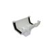 FloPlast Square Gutter Running Outlet - 114mm White