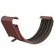 Lindab Steel Gutter Union - 150mm Dark Red