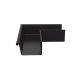 Lindab Rectangular Steel Gutter External Angle 90 - 140mm Coffee Brown