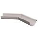 Lindab Steel Gutter External Angle 135 - 150mm Silver Metallic