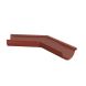 Lindab Steel Gutter External Angle 135 - 150mm Tile Red