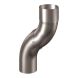 Lindab Magestic Steel One-Piece Downpipe Offset - 75mm Galvanised