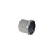 FloPlast Ring Seal Soil Coupling Single Socket - 110mm Grey