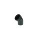 FloPlast Ring Seal Soil Bend Single Socket - 135 Degree x 110mm Black