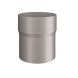 Lindab Steel Downpipe Connector - 100mm Silver Metallic