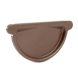 Galeco Steel Gutter External Stopend - 135mm Copper Effect