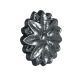 FloPlast Cast Iron Effect Gutter Motif Tudor Rose - Small