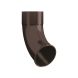 Lindab Steel Downpipe Shoe - 87mm Coffee Brown