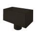 Lindab Steel Regular Water Hopper - 75mm Coffee Brown