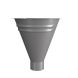 Lindab Magestic Steel Half Round Water Hopper - 100mm Galvanised