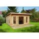 Mendip Log Cabin - 34kg Polyester Felt Plus Underlay Double Glazed - 5000mm x 4000mm