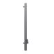 Lindab Steel Vandal Reinforced Pipe with Leaf Trap - 102mm x 2mtr Silver Metallic