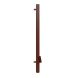 Lindab Steel Vandal Reinforced Pipe with Leaf Trap - 102mm x 2mtr Tile Red
