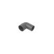 FloPlast Solvent Weld Waste Bend Swivel Male and Female - 90 Degree x 40mm Grey