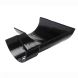 Cast Iron Half Round Gutter Left Hand Angle - 90 Degree x 100mm Black